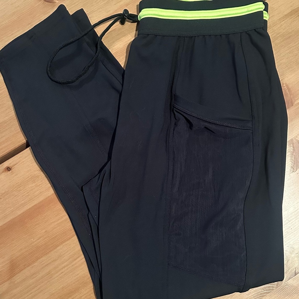 Fabletics Black Athletic Jogger Pants